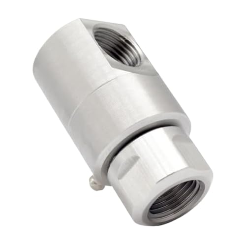 1/2 Inch Heavy Duty Steel Hose Reel Swivel with Grease Fitting for Industrial Rotary Unions (Model: 5024-Ni-AL FXF)