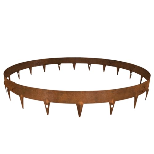 Core Edge Garden Tree Rings Border Edge|Steel Ring Gardening Outdoor Plants Edging|Water Retention