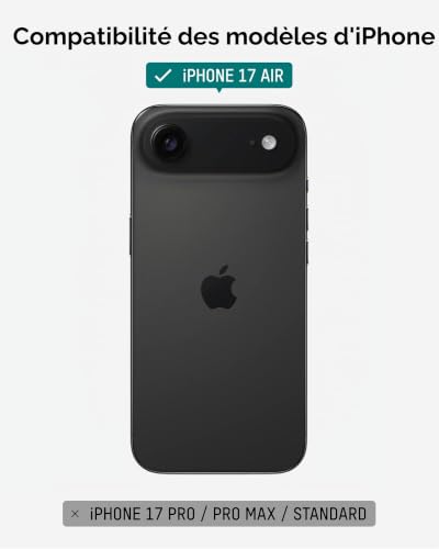 Coque iPhone 17 Air Mous Transparente et Magnétique Qi2 - 6