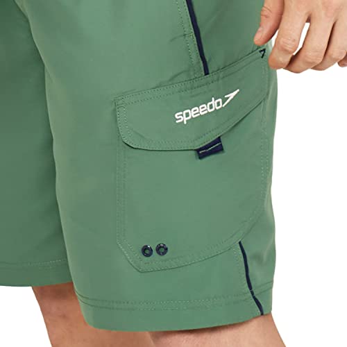 Image of Speedo Men's Marina Sport Volley, Knee Length Swim Trunk