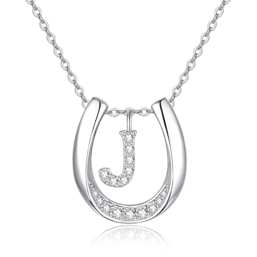 Pendentif fer à cheval en argent 925 et oxydes de zirconium