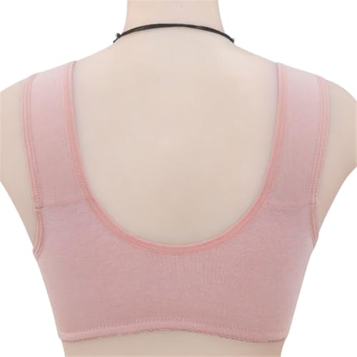 Image of Daisy Bras for Older Women No Underwire Front Closure Comfort Senior Wireless Snap Closing Bra