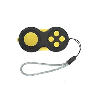 Fidget Pad met 6-Fidget Functies Fidget Speelgoed, Controller Stress Reducer Hand Shank Cube, Perfect voor Release…