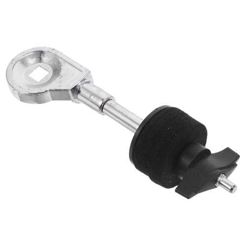 Soporte para pierna de batería Ipetboom con cabeza para atril de platillos, accesorio estable de metal para instrumentos de percusión y montaje de platillos miniatura 1