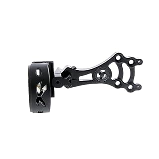 TRUGLO Storm G2 Lightweight Compact Durable Highly-Visible Left-Hand Convertible Archery Bow Sight - 3 Pin