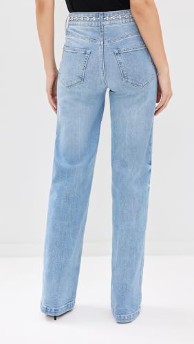 PAIGE Women's Sasha Wide Leg Jeans3