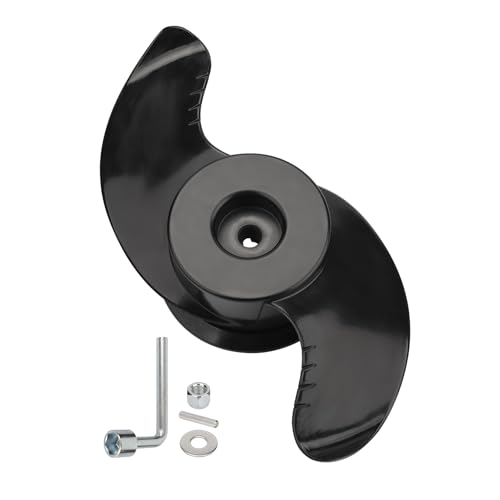 Sxkxm MKP-38 Prop Replacement for Minn kota Trolling Motor Propller MKP-38 Weedless Wedge 2 Fits 4-1/2 Motor Diameter 1865023 Replace 1378160 Prop Kit Trolling Motor Replacement Parts