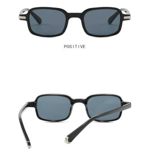 Lunettes de soleil rétro à verres dégradés blanc gris unisexe
