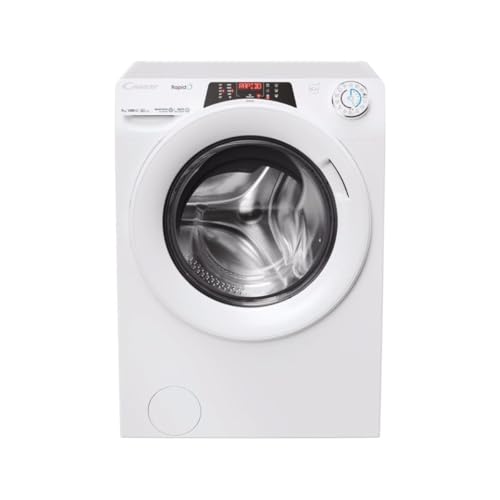 Candy RapidÓ Waschmaschine 9 kg 1400 RPM Klasse A-15% WiFi App hOn Motor Inverter Speed Drive Dampf 9 schnelle Programme Quick&Clean AxBxT 85x60x54 cm RO 496DWM7/1-S