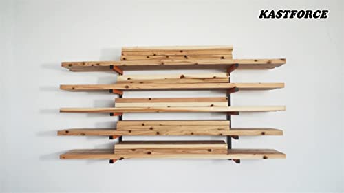 Kastforce Kf1005 Lumber Storage Rack 5-Level System 110Lbs (50Kg) Per Level Lumber Rack Wood Rack Workshop Rack With Durable Sheet Metal Screws #TOP5