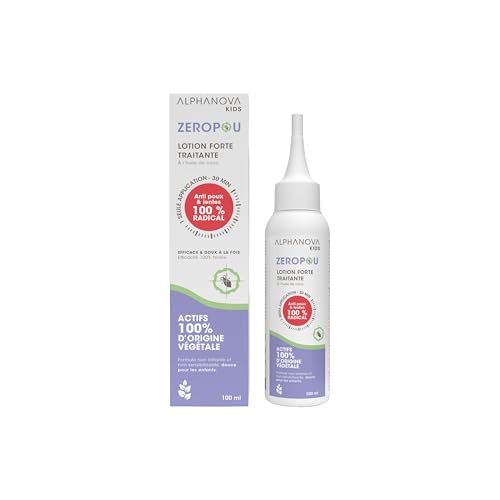 Alphanova Kids Bio, Loción de tratamiento anti-luis Zeropou, 100 ml