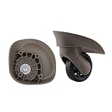 SROUPSUTKK Ruedas for Equipaje, Accesorios, Repuesto, Ruedas de Carga, Maletas, trolleys Especiales, silenciosas Ruedas con rodamientos(2pcs s269 Gold)