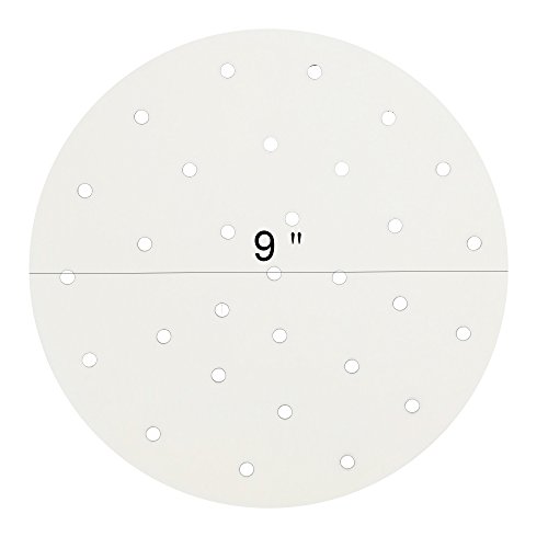 Janyun 200Pcs 9 Inch Air Fryer Parchment Paper Liners Bamboo Steamer Baking Sheets For Air Fryer Accessories (9 Inch) #TOP3