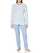 Produktbild Schiesser Damen Anzug lang Pyjamaset, hellblau, 042