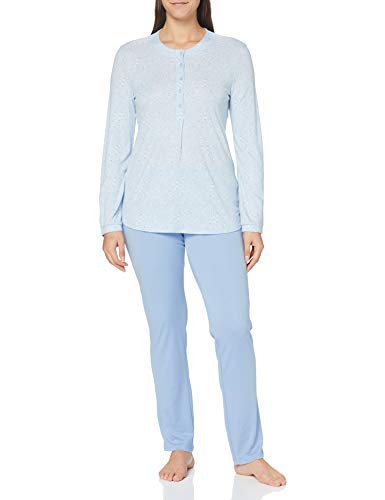 Preisvergleich Produktbild Schiesser Damen Anzug lang Pyjamaset, hellblau, 042