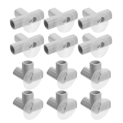 TOYANDONA Lot de 12 Raccords Coudés pour Clôture Et Parc pour Bébé Raccords en T pour Tuyaux De Parc Connecteurs De Sécurité pour Clôture Intérieure pour Tuyaux De