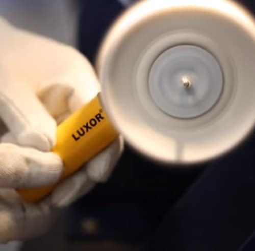 LUXOR Orange Polierpaste – Hochglanzpolitur, super Finish für Gold, Silber, Platin, Bronze, Messing, Kupfer, Lacke, Harze, Edelstahl – Ø 30 x 80 mm