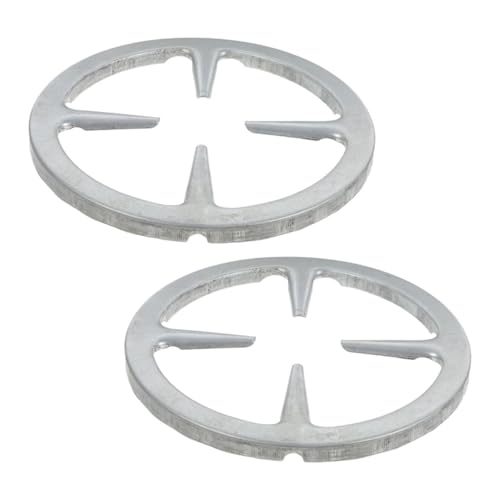LOORGVEL 2 piezas Soporte de Estable para Cafetera Anillo Antideslizante para Cocina de Gas de Base Resistente al Calor Adecuado para Hornillos Pequeños