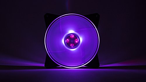 FAN PARA GABINETE MASTERFAN PRO 140MM AIR PRESSURE RGB, Cooler Master, MFYP4DN15NPCR1, RGB