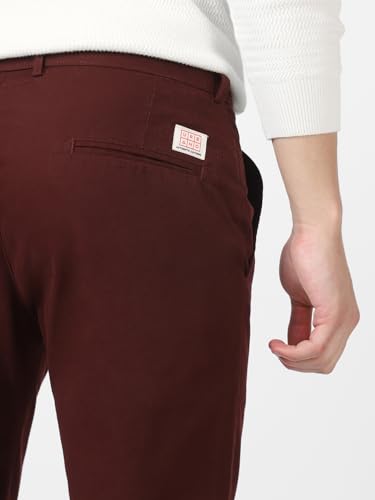 Image of Urbano Fashion Men's Cotton Light Weight Non-Stretch Slim Fit Casual Trousers
