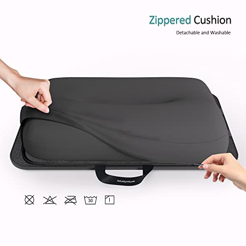 Portable-Laptop-Lap-Desk-with-Pillow-Cushion-Fits-up-to-17-inch-Laptop-Laptop-Stand-with-Device-Ledge-and-Phone-Holder-for-Home-Office-Black-ISTUDYNITURE