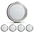 ECOELER 4Pack 6 Inch Dimmable LED Disk Light Brushed Nickel Finish, 16.5W 3000K Warm White, 4/6 J-Box Low Profile Flush Mount Recessed Retrofit Ceiling Lights Fixture for Home Improved
