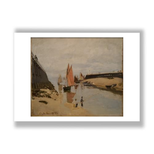 Claude Monet Le port de Trouville impression d'art grand format