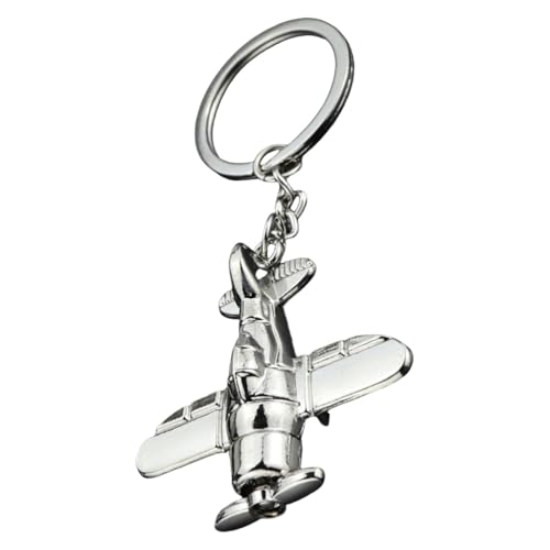 Plane Keychain Jewelry Metal Work Key Fob for Adventurers and Style Seekers