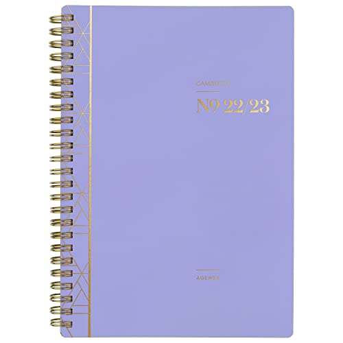 Cambridge 2022-2023 Planner, Weekly & Monthly Academic, 5-1/2" x 8-1/2", Small, WorkStyle Focus, Lavender (1606-200A-19)