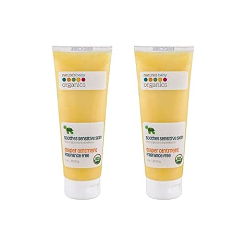 Image of Nature's Baby Organics Diaper Cream, Diaper Rash Cream Formulated for Sensitive and Problem Skin, Certified Organic, 3 oz ea (2 Pack)