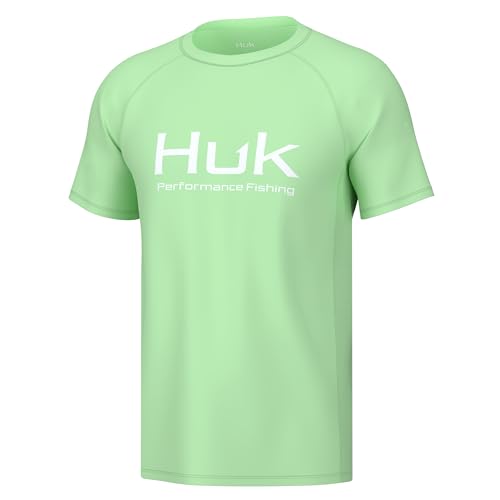 Chemise homme HUK Pursuit à manches courtes idéale pour la pêche en mer