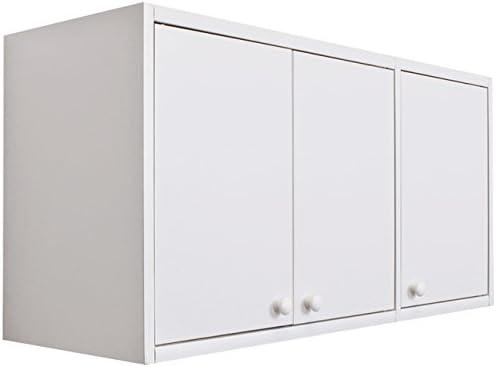 Amazon 吊り戸棚 幅90cm キッチン 上収納 ホワイト キャビネット オンライン通販