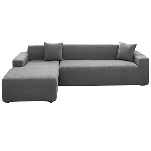 jianyana Dicke Sofabezug Ecksofa L Form Elastisch Sofa Überzug 1/2/3/4...
