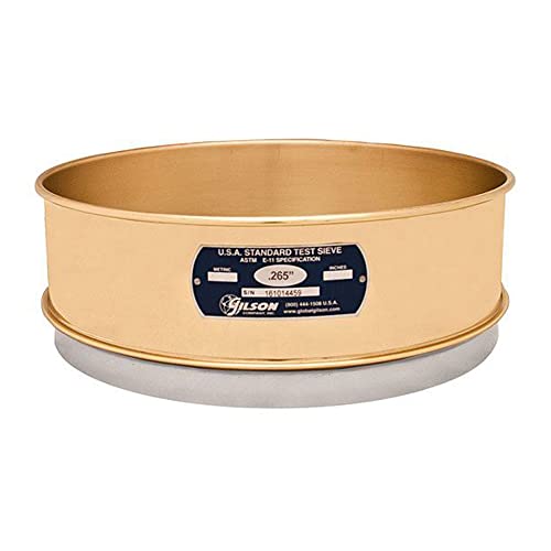 Tamis no 50 Gilson Performer V12CF pour resoudre les erreurs de granulometrie