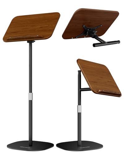 2-in-1 Adjustable Floor & Desktop Book Stand