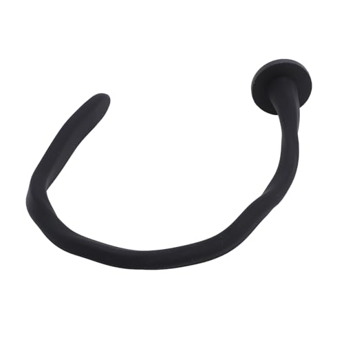 Depisuta Front Load Washer Door Prop, Magnetic Washing Machine Door Holder with Flexible Tube for Proper Ventilation and Odor Prevention (Black)