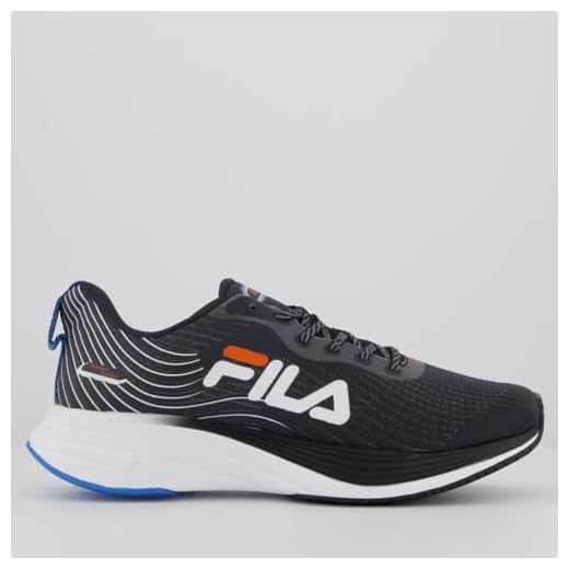 Tênis Fila Racer Curve 2 Preto e Laranja