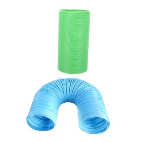 FONDOTIN 2pcs Interactive Hamster Pet Fun Tunnel Hideout for Small Animals Rat Cage Accessories