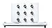 Channel Vision C-0208 1 in 8 Out Panel Mount RF Splitter