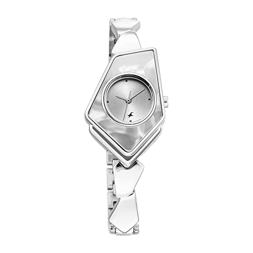 Image of Fastrack Younique Quartz Analog Silver Dial Metal Strap Watch for Girls-NS6279SM01