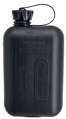 Fuelfriend®-Big Max. 2,0 Litri Pure Black Con Approvazione Onu: Perfetto Per Moto, Auto E Altro Ancora - 2