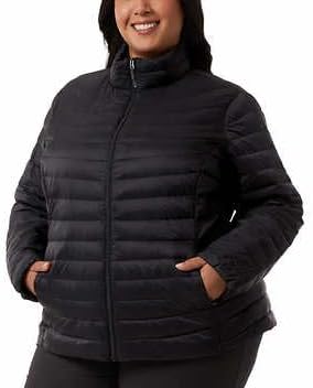 32 Degrees Womens Midweight Down Jacket (Black, S), Small - Image 5