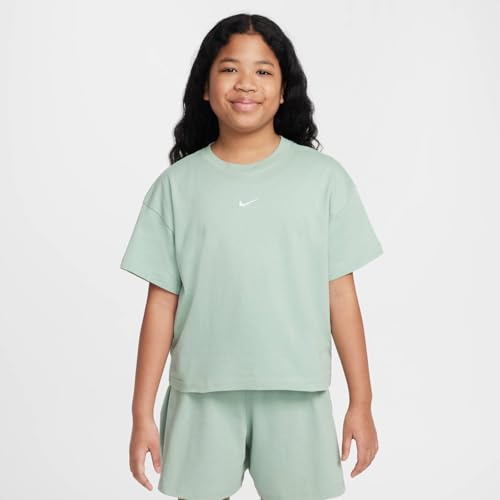 Image of Nike Sportswear FZ5559-037 T-Shirt for Older Kids (Girls) Steam, S