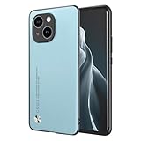 La cubierta posterior de la carcasa del teléfono está hecha de cuero PU, que no solo le da un toque agradable a la piel, sino que también tiene un efecto antideslizante. El adorno de la cubierta posterior de cuero también hace que esta funda para teléfono tenga un estilo empresarial.