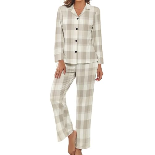Ensembles de pyjama femme manche longue pour nuit et détente printemps été