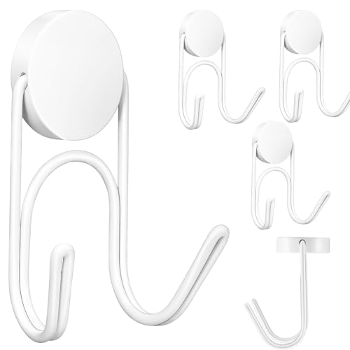 Image of Buelkmag Magnetic Hook with Magnet, 304 Stainless Steel, Rustproof, Vertical Load Capacity: 39.7 lbs (18 kg), Horizontal Load Capacity: 6.6 lbs (3 kg), Corrosion Resistant, For Kitchens, Offices,