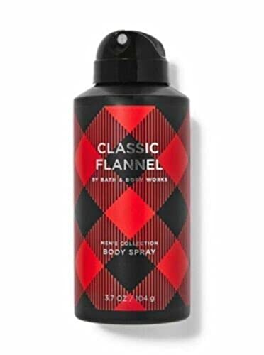 Bath & Body Works Classic Flannel for Men deodorizing Body Spray 3.7 Ounce (Classic Flannel)