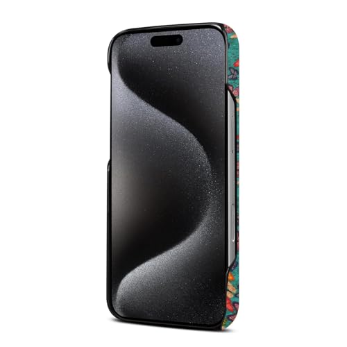 Étui compatible avec iPhone 13 motif papillon coque rigide