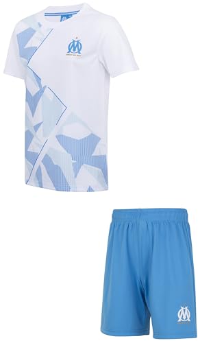 OLYMPIQUE DE MARSEILLE Ensemble Maillot Short Om - Collection Officielle 4 Ans