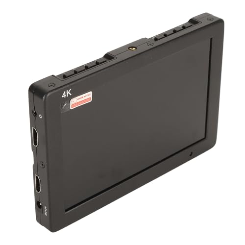 Image of 7 Inch Camera Field Monitor, 4K Input Output IPS 192x1200 Resolution 3D LUT Touchscreen with Customizable Shortcut Keys for Professional Video Production Equipment